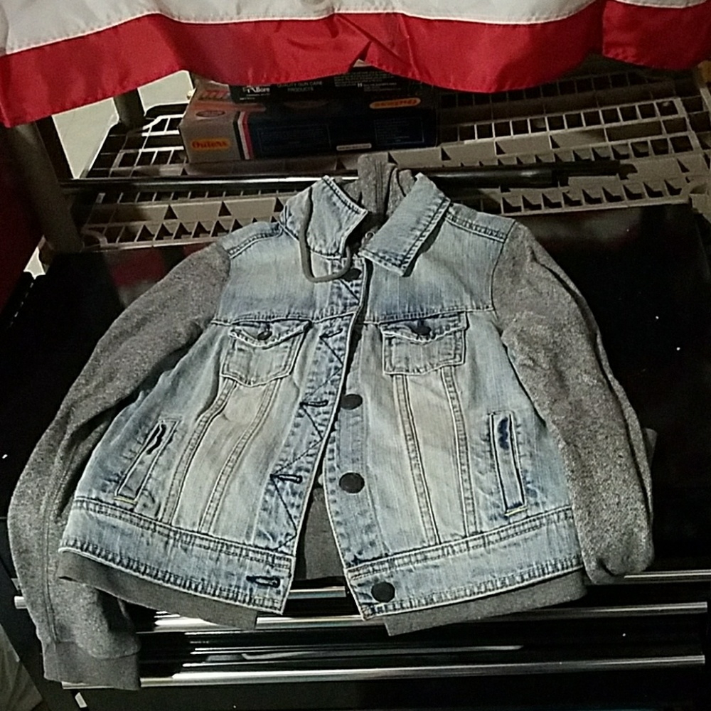 Sweater jean jacket from American eagle